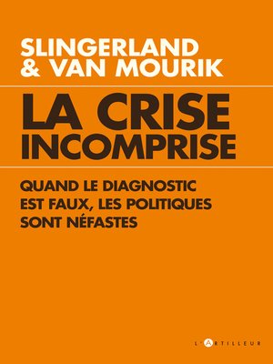 cover image of La Crise incomprise
